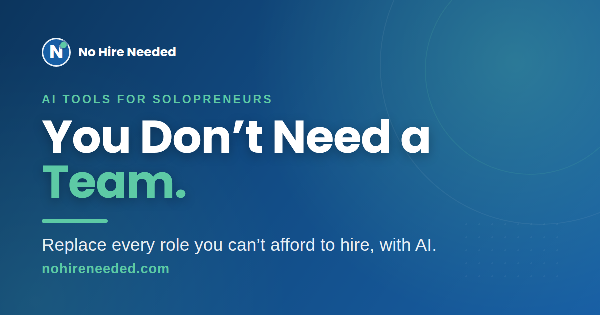 No Hire Needed screenshot 1