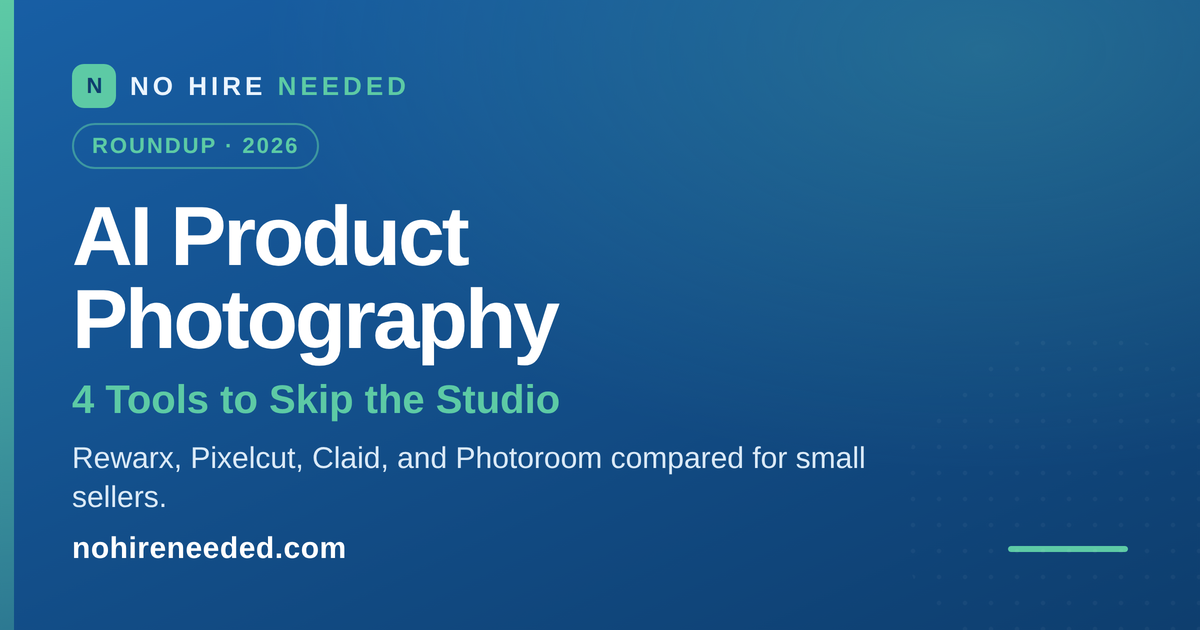 AI Product Photography Tools: 4 Ways to Skip the Studio