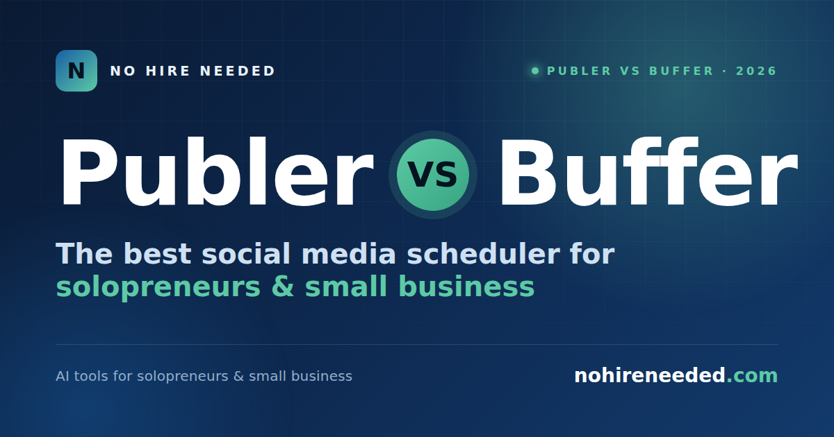 Publer vs Buffer: Best Social Media Schedulers 2026
