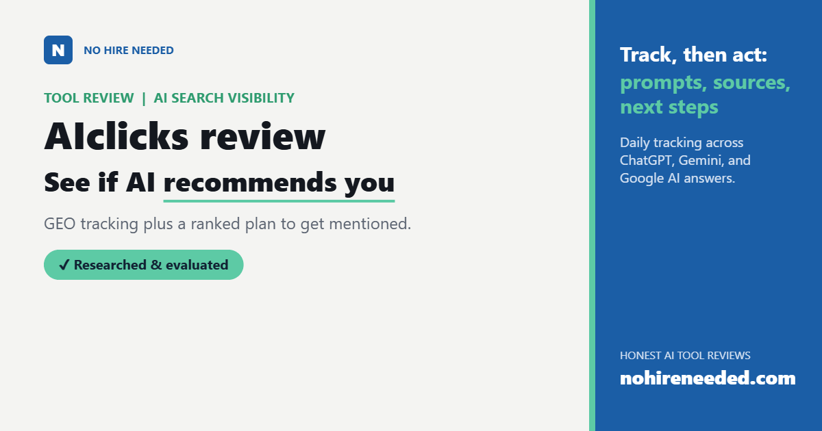 AIclicks Review (2026): Track and Grow Your AI Search Visibility