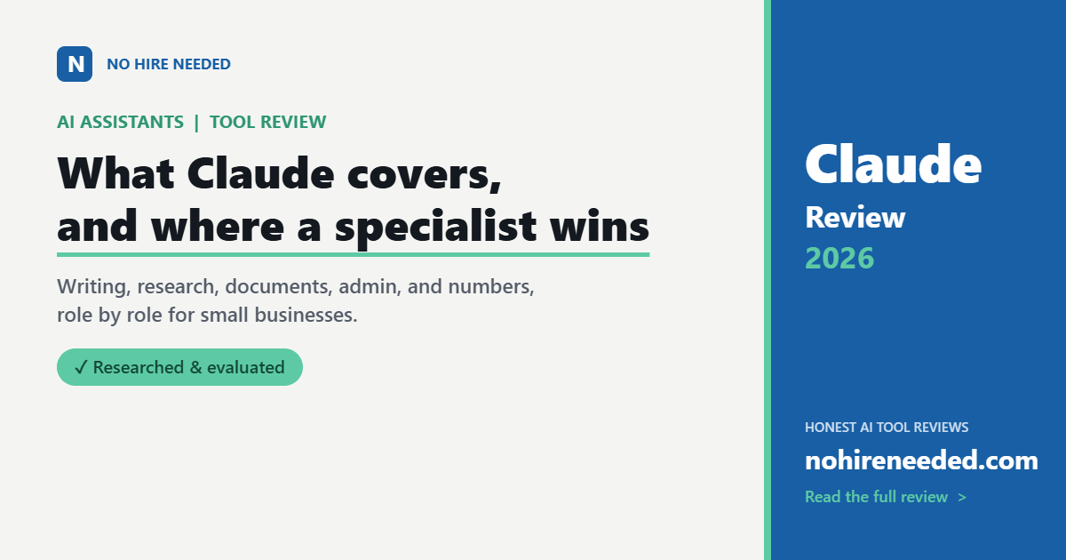 Claude Review (2026): What It Does for Small Business