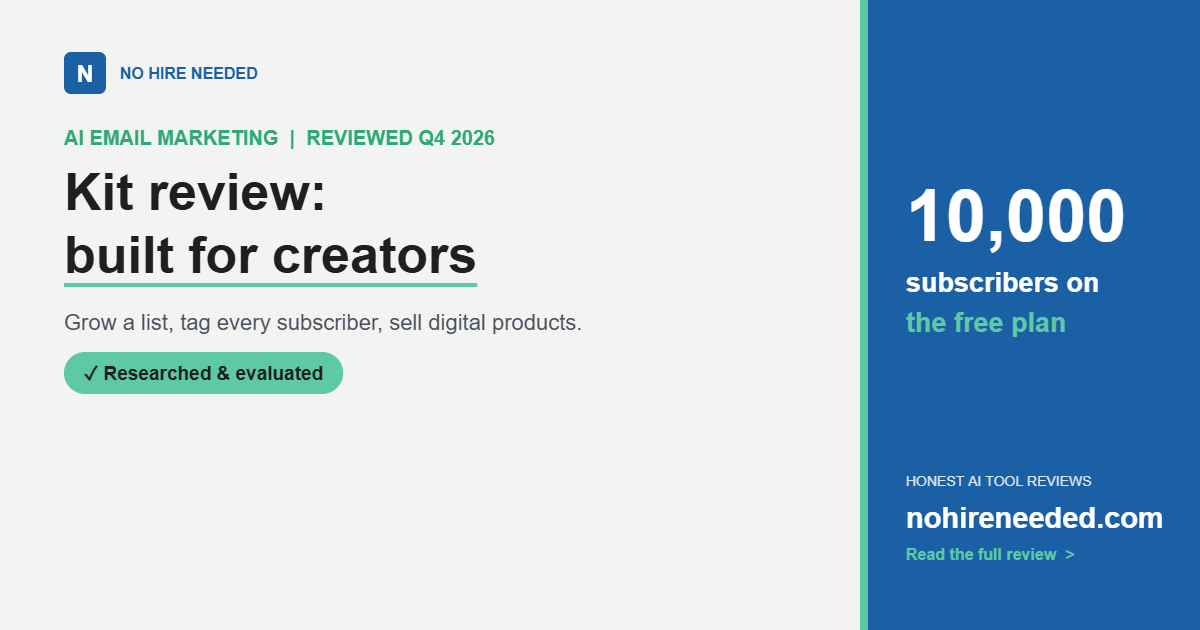 Kit Review (2026): Email Marketing Built for Creators