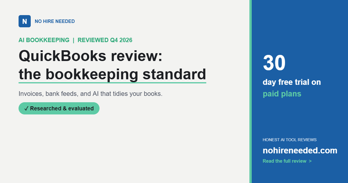 QuickBooks Review (2026): The Small Business Bookkeeping Standard