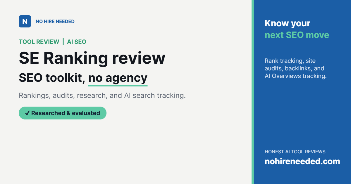 SE Ranking Review (2026): An All-in-One SEO Platform With AI Search Tracking