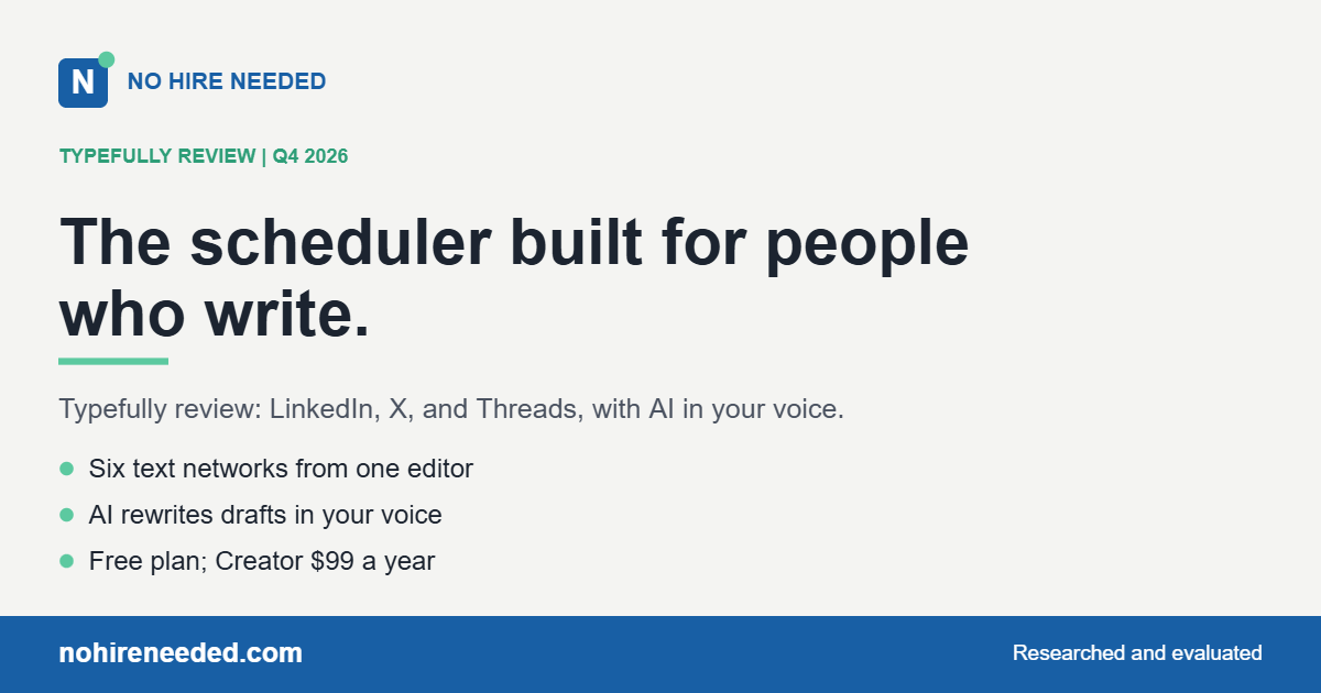 Typefully Review (2026): A Writing-First Scheduler for LinkedIn and X
